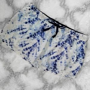 Victoria's Secret Blue Tye Dye PJ Shorts